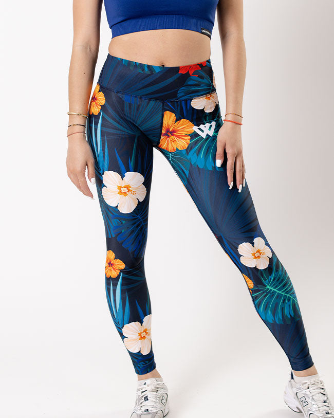 Leggings de puissance des fleurs