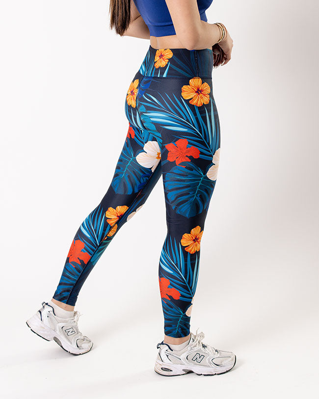 Leggings de puissance des fleurs