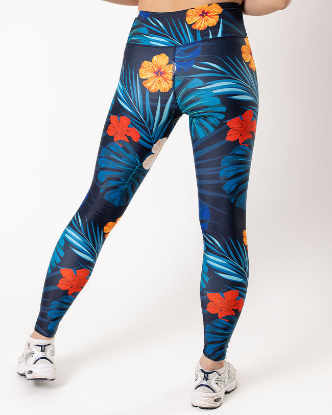 Leggings de puissance des fleurs